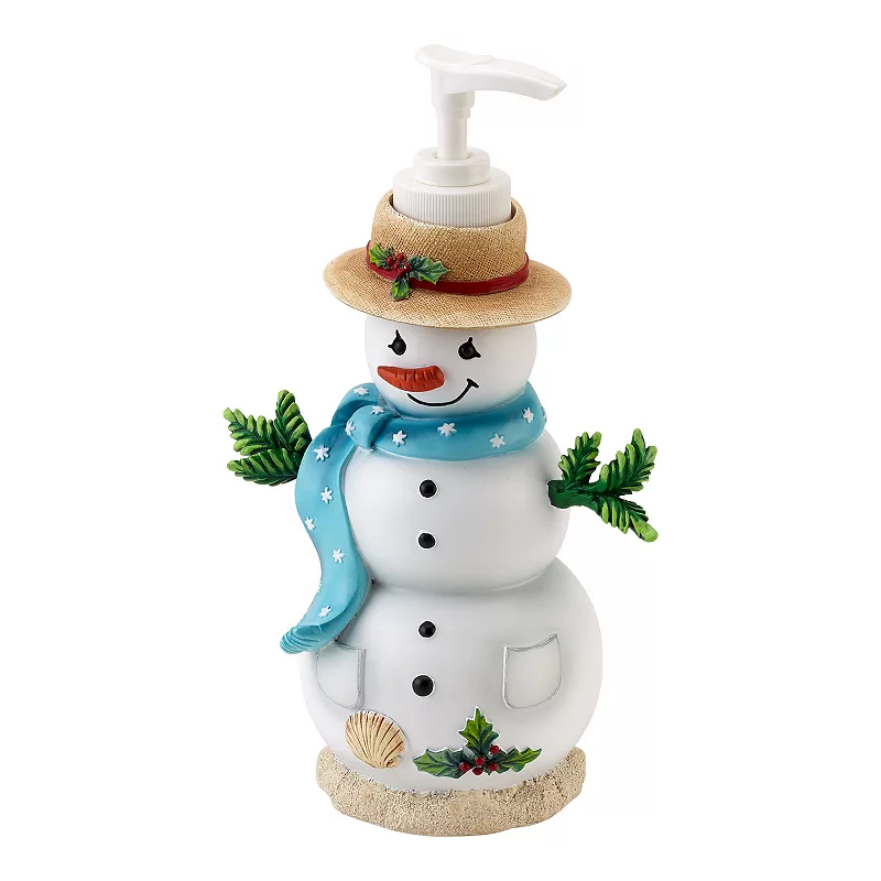 Avanti Coastal Snowman Soap Pump