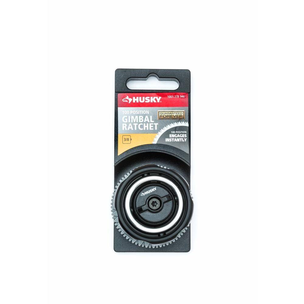 Husky 38 in. drive 100-Position Gimbal Palm Ratchet H10038GRAT