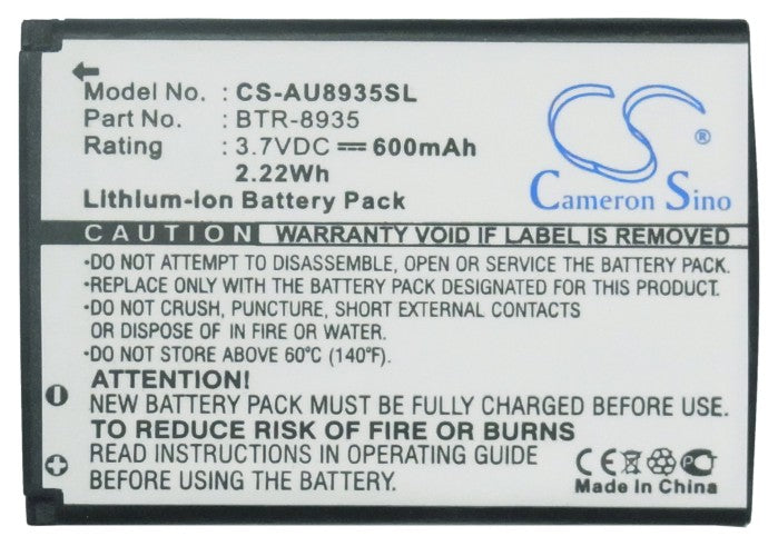 Audiovox CDM8935 CDM8935 Mini Replacement Battery BatteryClerkcom Mobile Phone