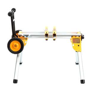 DW 33 lbs. Heavy Duty Rolling Table Saw Stand with Quick-Connect Stand Brackets with 200lbs. Capacity DW7440RS