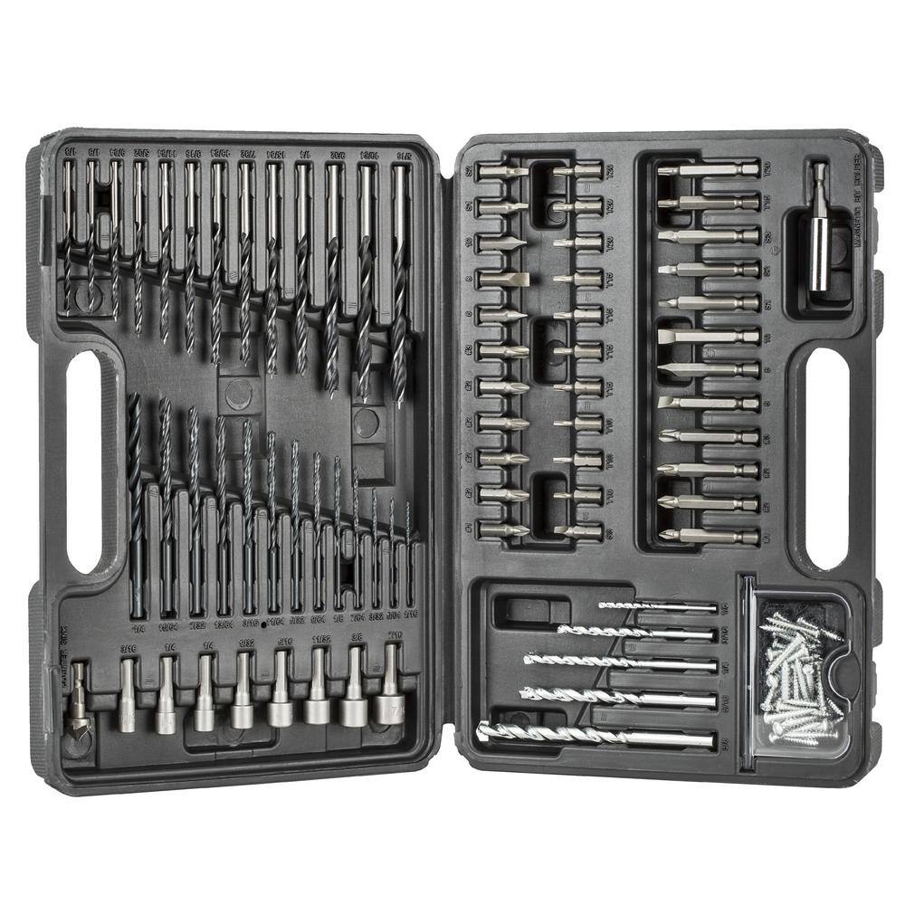 BLACK+DECKER Combination Drill and Screwdriver Set (109-Piece) BDA91109