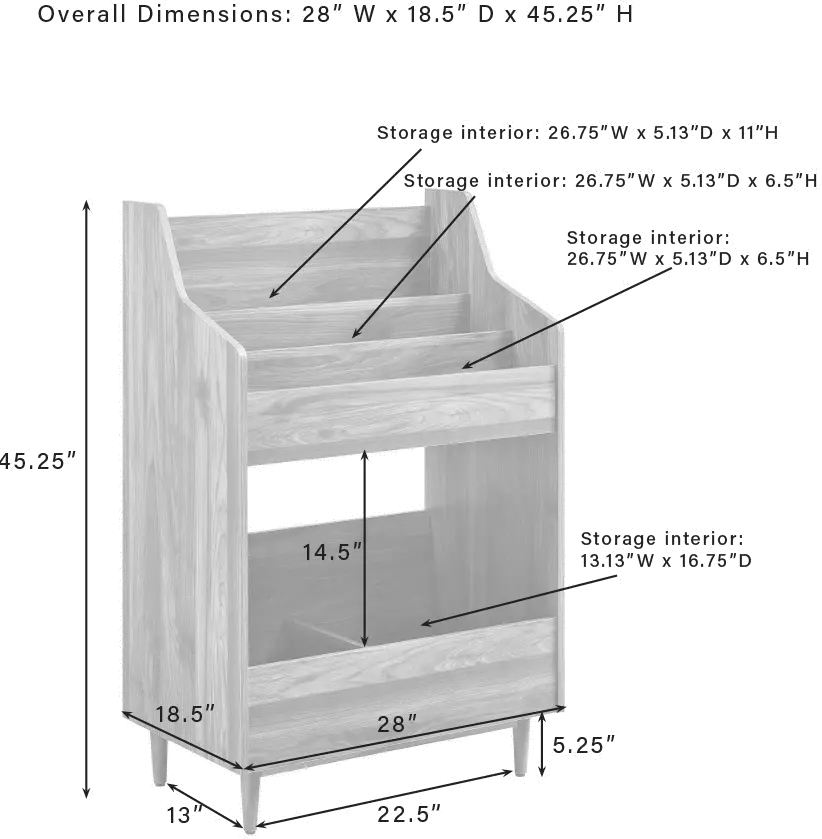 Liam Black Record Storage Stand