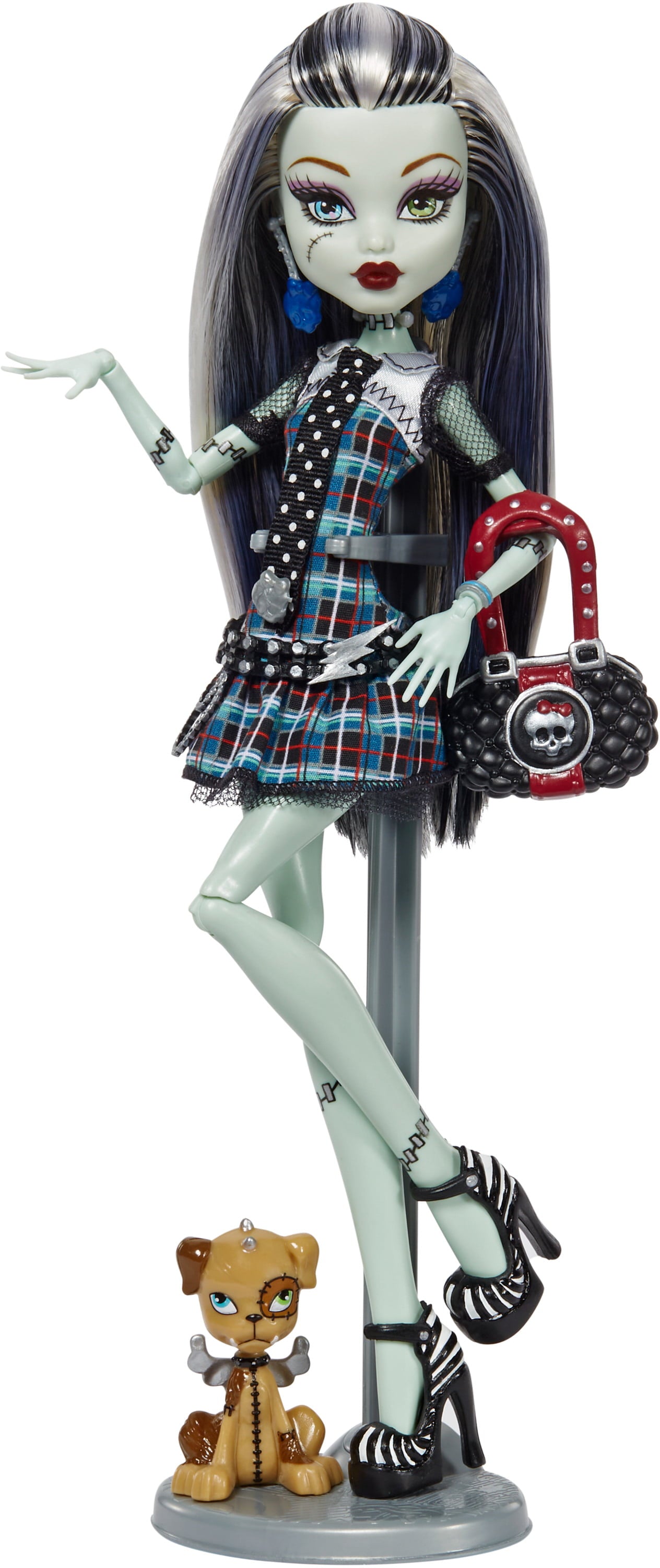 Monster High Frankie Stein Doll, Collectible Reproduction in Original Look with Diary & Doll Stand