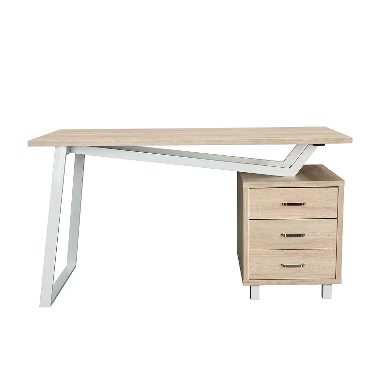 Techni Mobili Modern 3-Drawer Desk