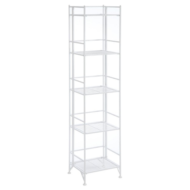 5 Tier Folding Metal Shelf Breighton Home