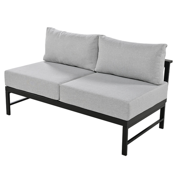 5 Pieces Outdoor Ushaped Sectional Sofa Set