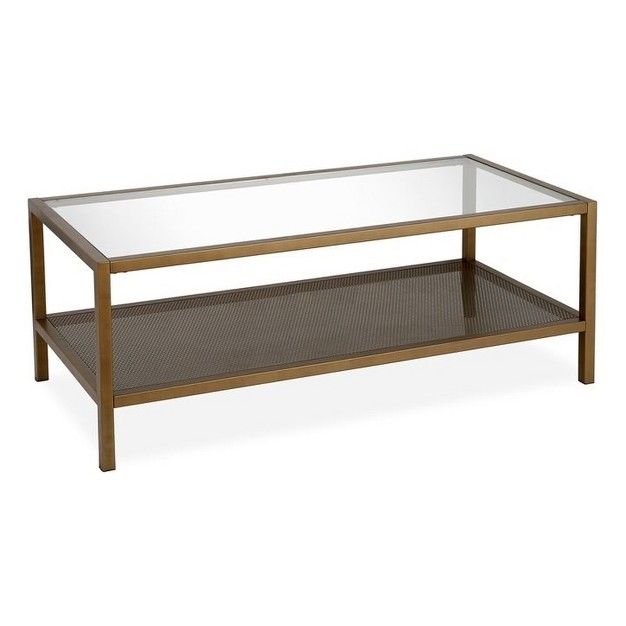 Metal Coffee Table In Gold Henn amp hart