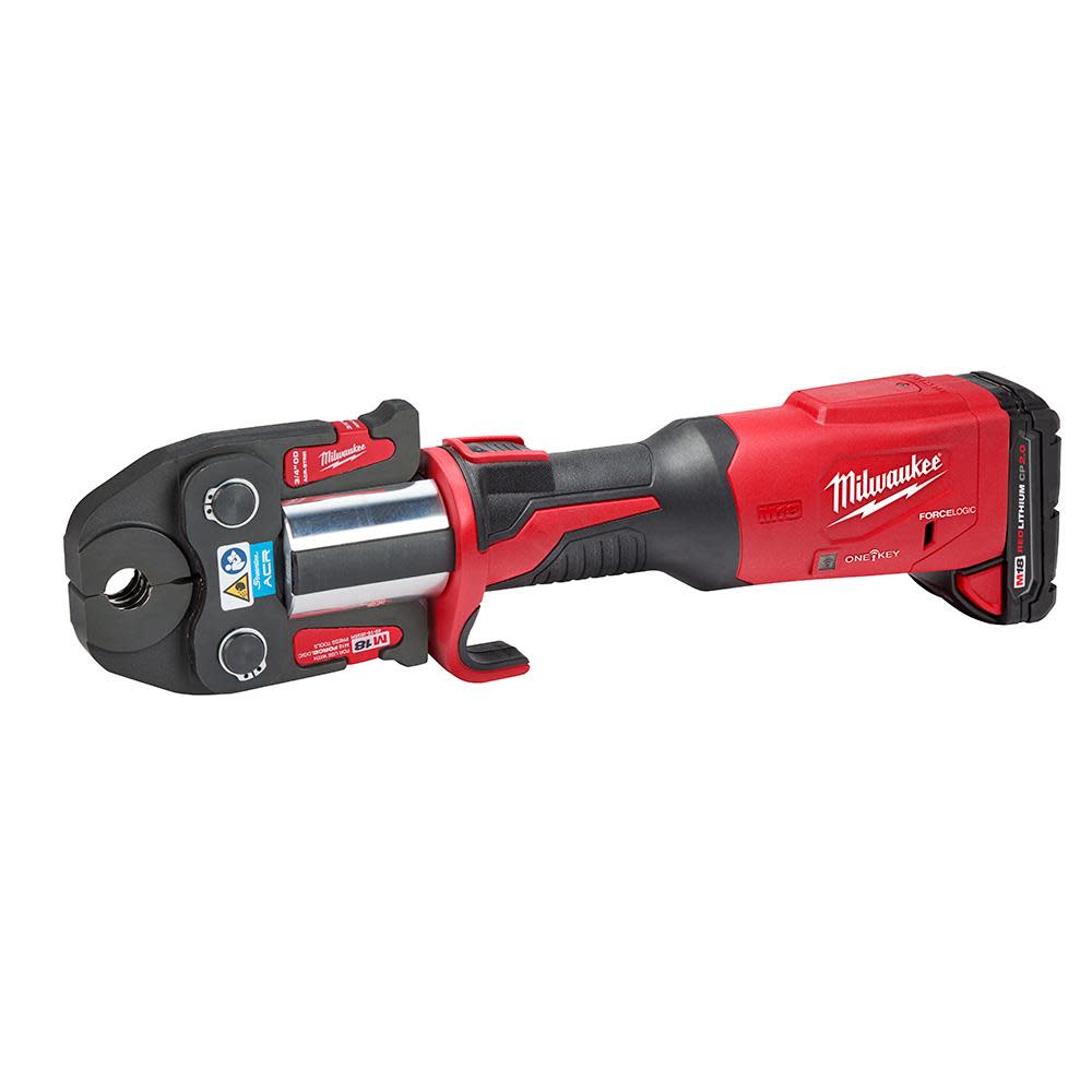 Milwaukee M18 FORCE LOGIC Press Tool Kit with One-Key with 1/4-7/8 Streamline ACR Jaws ;