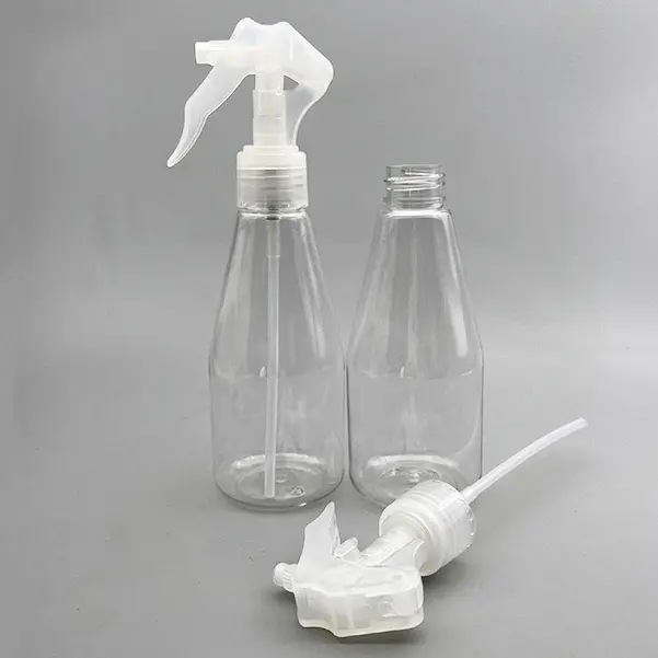 200ml Clear Mist Sprayer Bottle Plastic PET trigger spray bottle with reusable fine spray