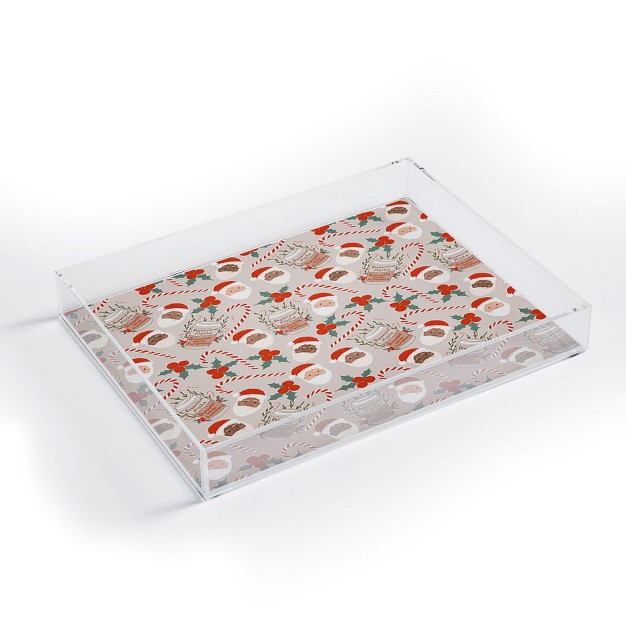 Dash And Ash Peppermint Mocha Acrylic Tray Deny Designs