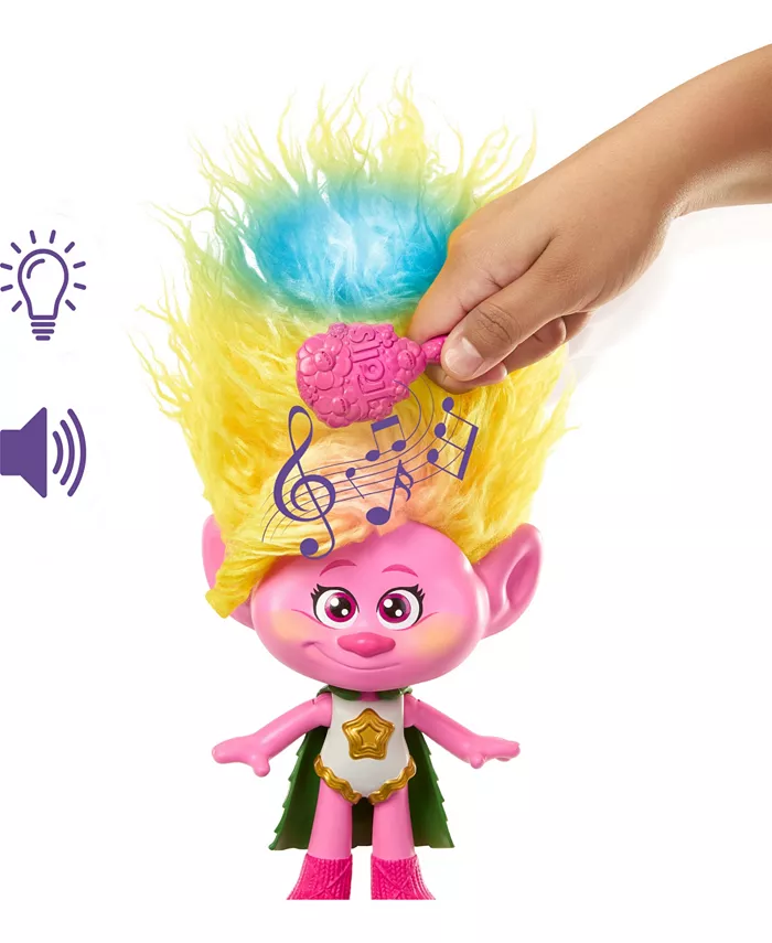 Trolls DreamWorks Band Together Rainbow Hairtunes Viva Doll with Light Sound