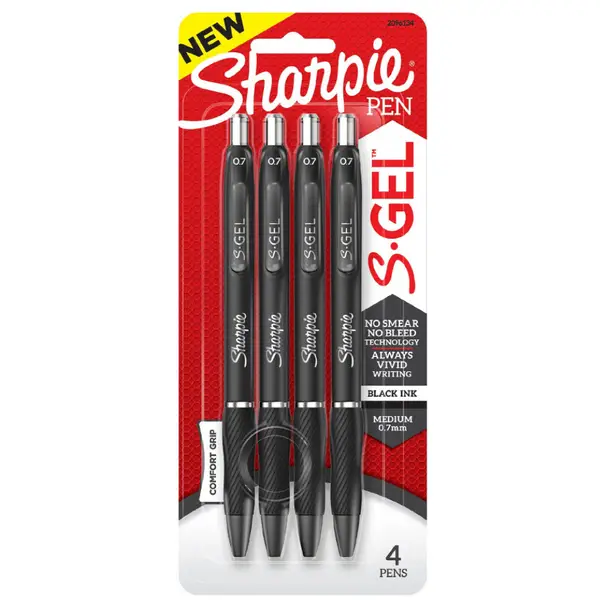 Sharpie 4-Pack S-Gel Pens