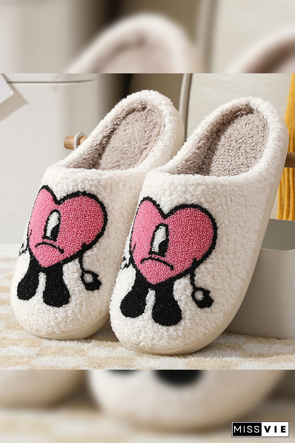 Bad Bunny Fluffy Slippers