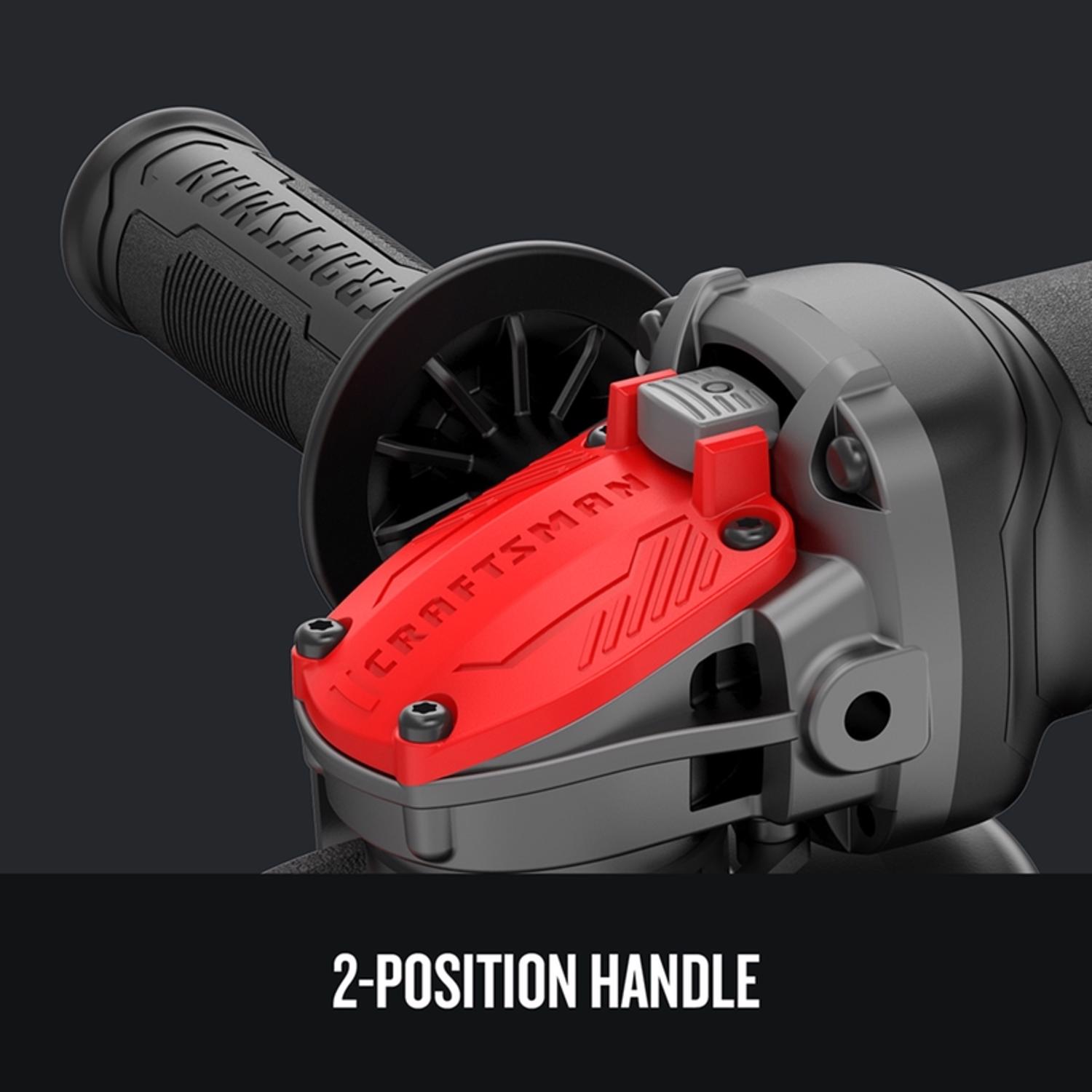 Craftsman 7.5 amps Corded Small Angle Grinder