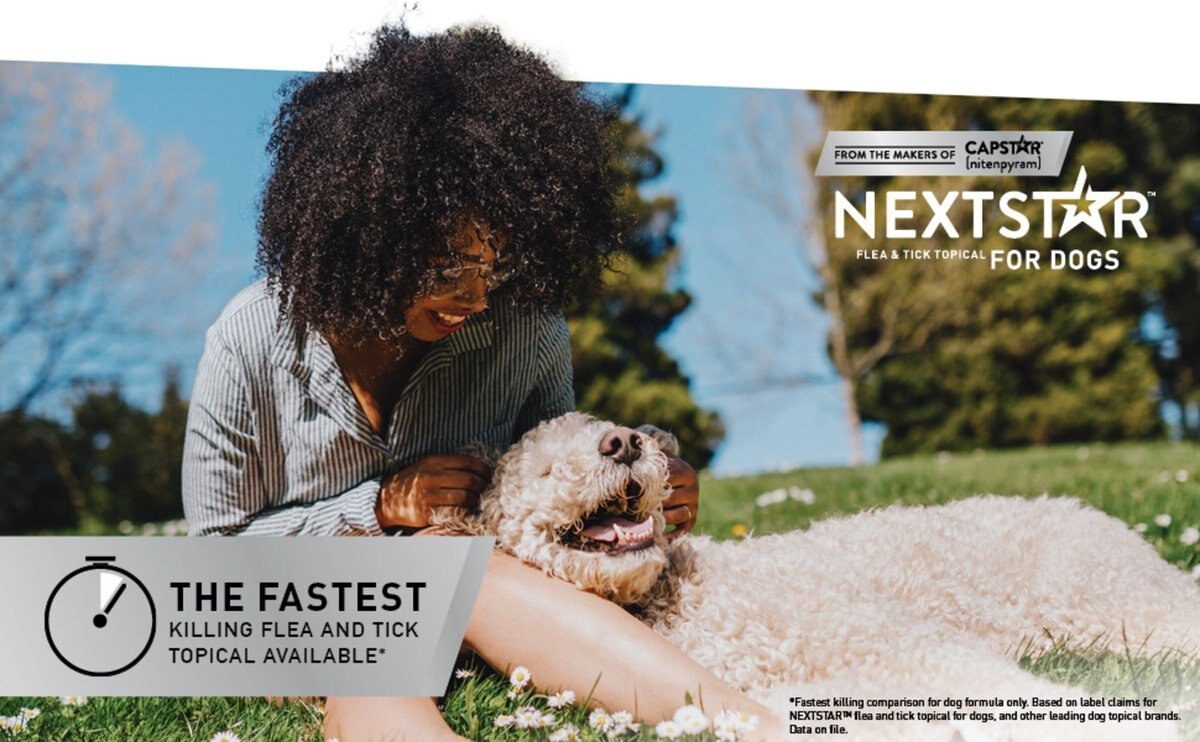 NextStar Flea and Tick Spot Treatment for Medium Dogs， 23-44 lbs