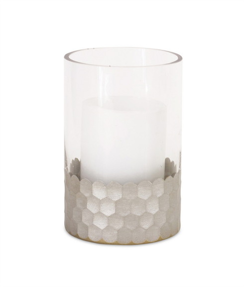 Melrose 69637DS Candle Holder (Set of 2) 4Dx6H G...