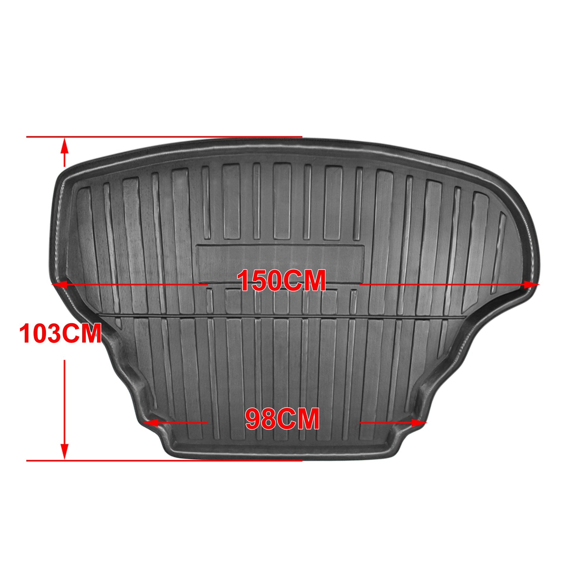 Black Car Rear Trunk Boot Liner Cargo Mat Floor Tray for Toyota Camry 2012-2017