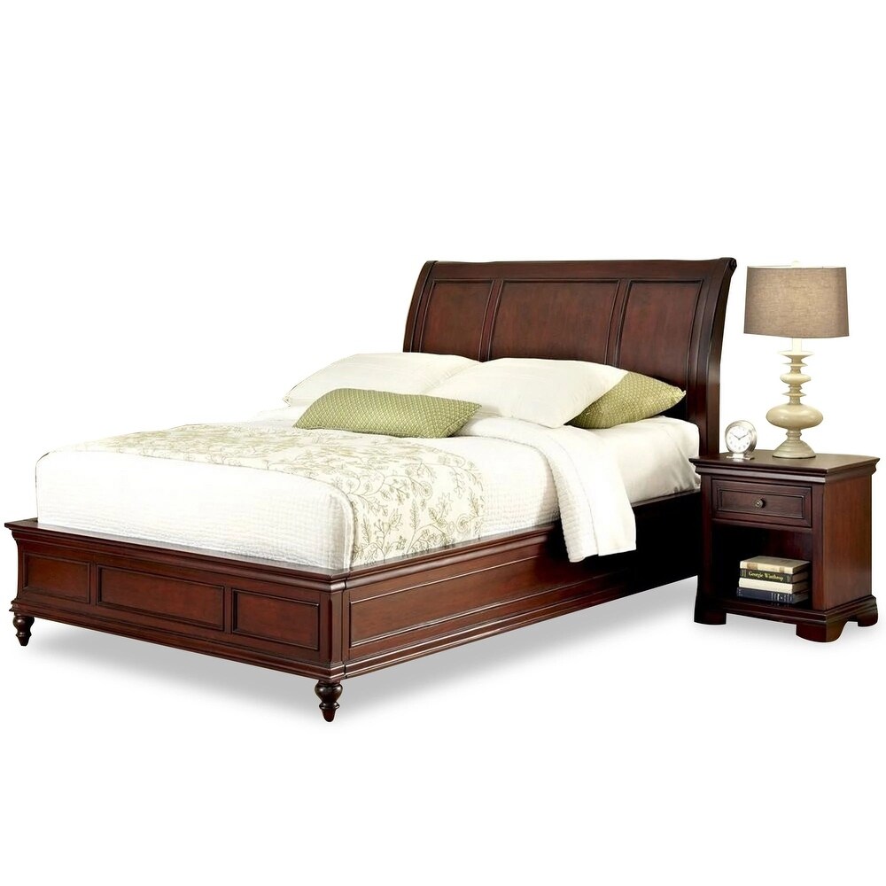 Lafayette 2 Piece King Bed and Night Stand by Homestyles