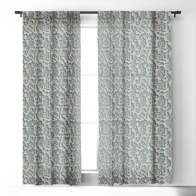 1pc Blackout Window Curtain Panel Deny Designs