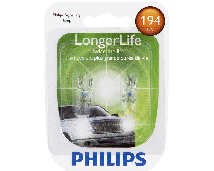 Philips 194 LongerLife Mini Bulb - 194LLB2