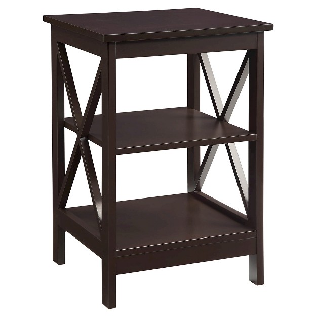 Breighton Home Xavier End Table With Open Shelves