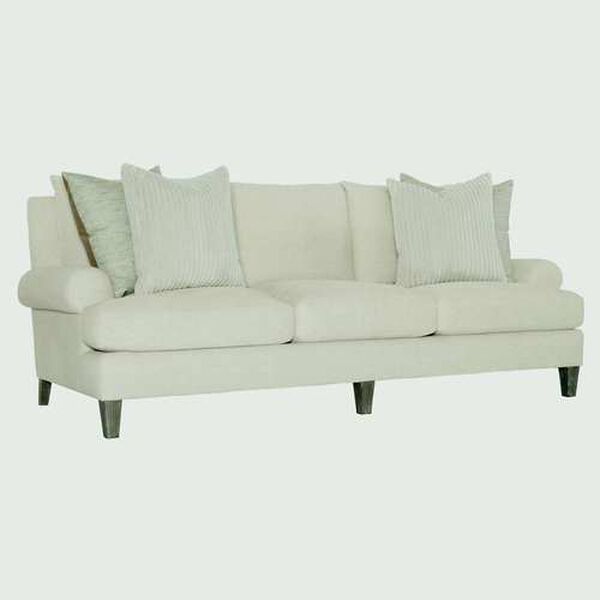 Isabella Cream and Walnut Sofa