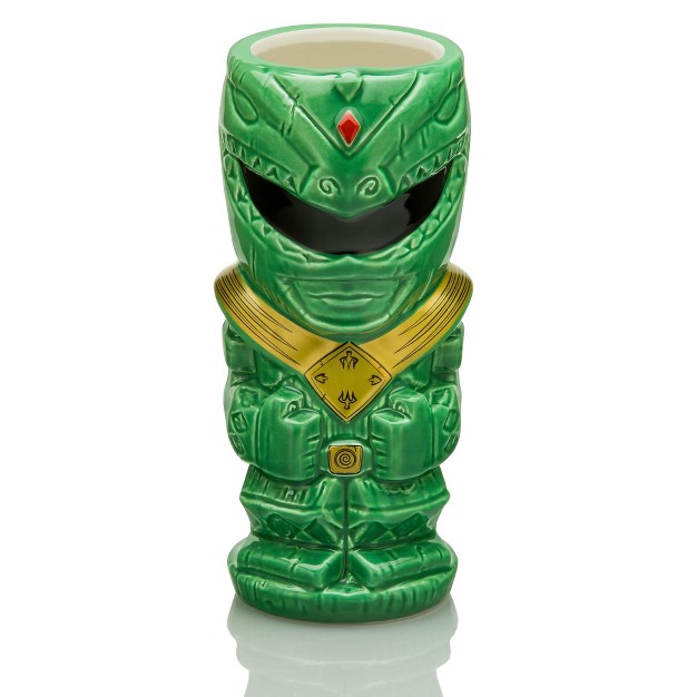 Beeline Creative Geeki Tikis Power Rangers Green Ranger Ceramic Mug Holds 16 Ounces