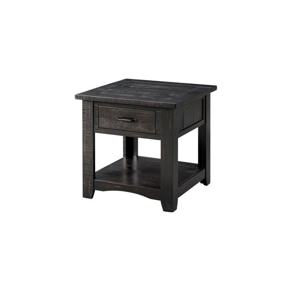 Rustic Wood End Table by Martin Svensson Home