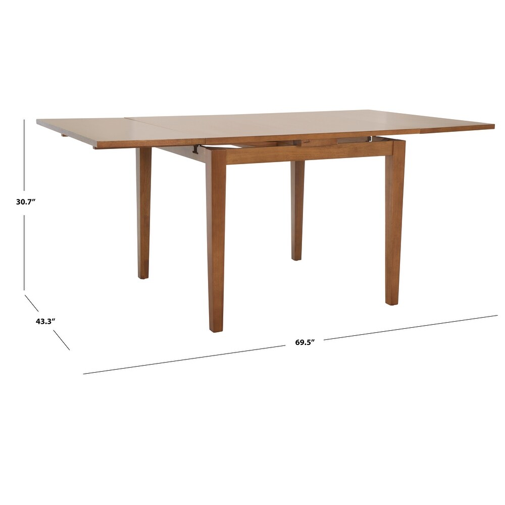 SAFAVIEH Cullen Extension Dining Table   70 in. W x 38 in. D x 30 in. H