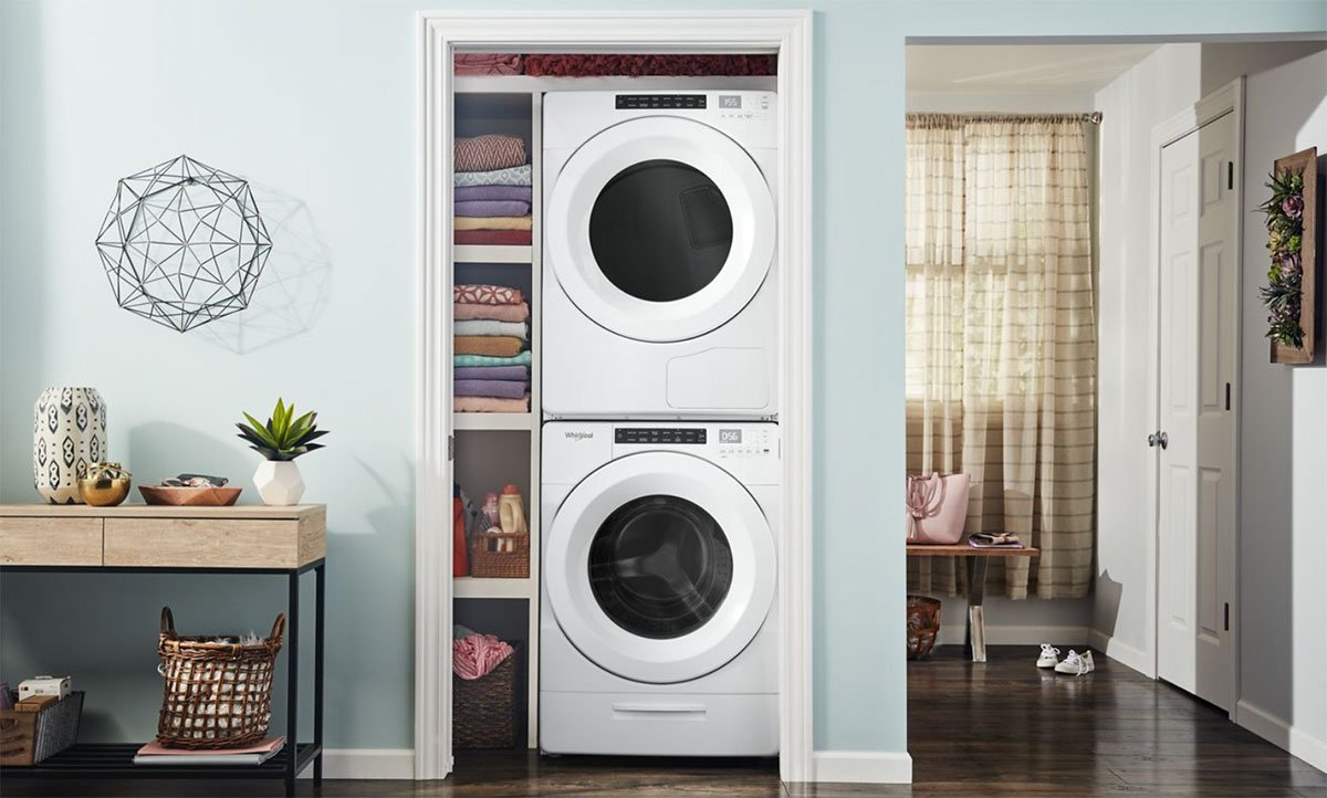 Whirlpool 7.4 Cu. Ft. White Front Load Electric Heat Pump Dryer With Intuitive Touch Controls， Advanced Moisture Sensing