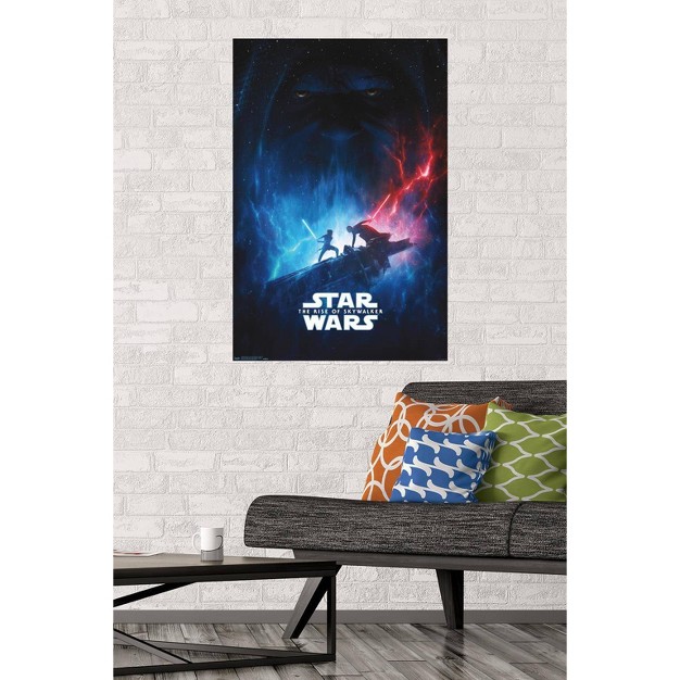 X 22 quot Star Wars The Rise Of Skywalker One Sheet Premium Poster Trends International