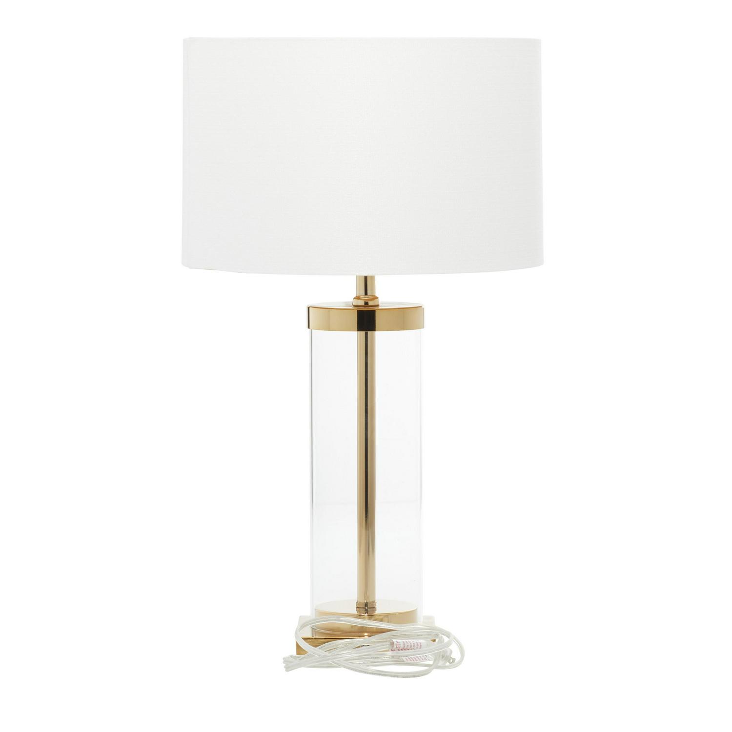 CosmoLiving by Cosmopolitan Gold Metal Glam Table Lamp 24