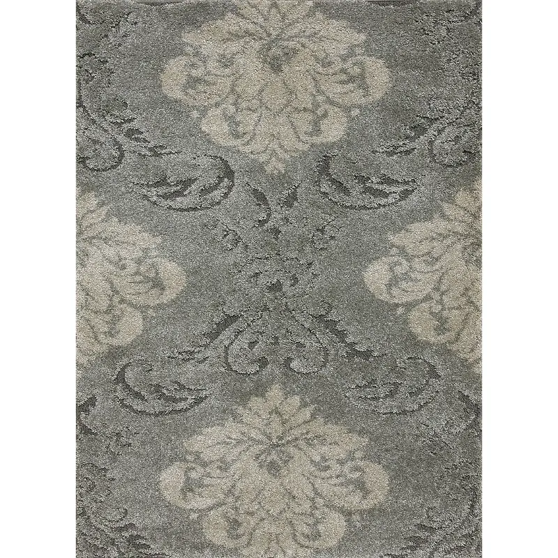 Enchant 8 x 11 Smoke Gray and Beige Area Rug