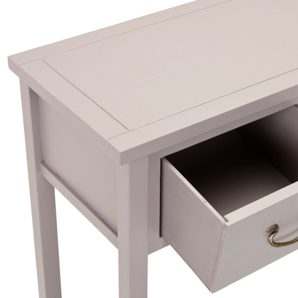 Lou Console With Storage Drawers Grey   Modern   Console Tables   by Virgil Stanis Design  Houzz