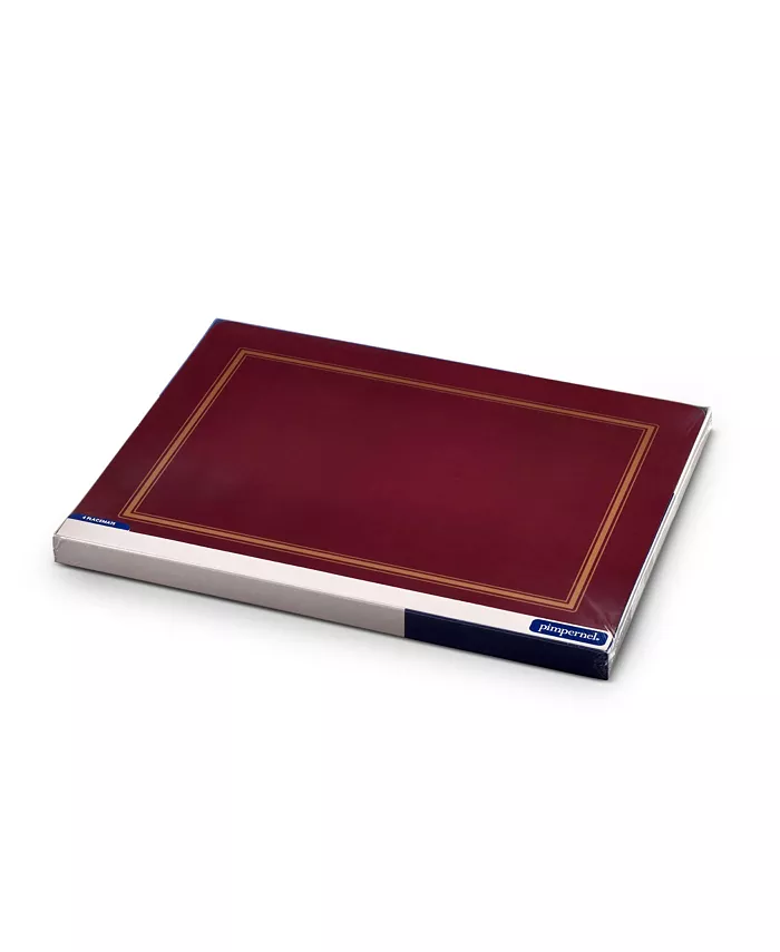 Pimpernel Classic Burgundy Placemats Set of 4