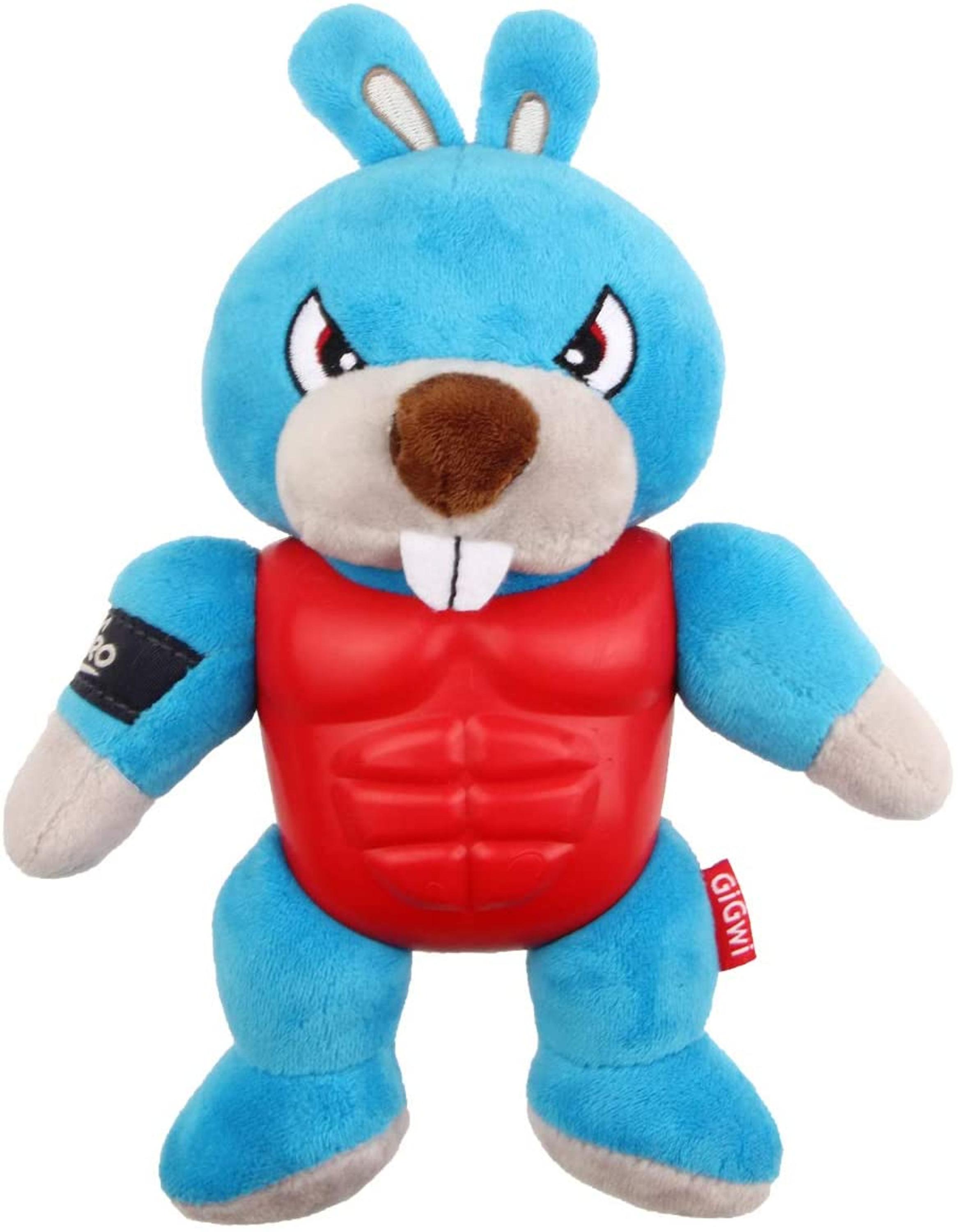 Gigwi I'm Hero Dog Toy Blue Rabbit