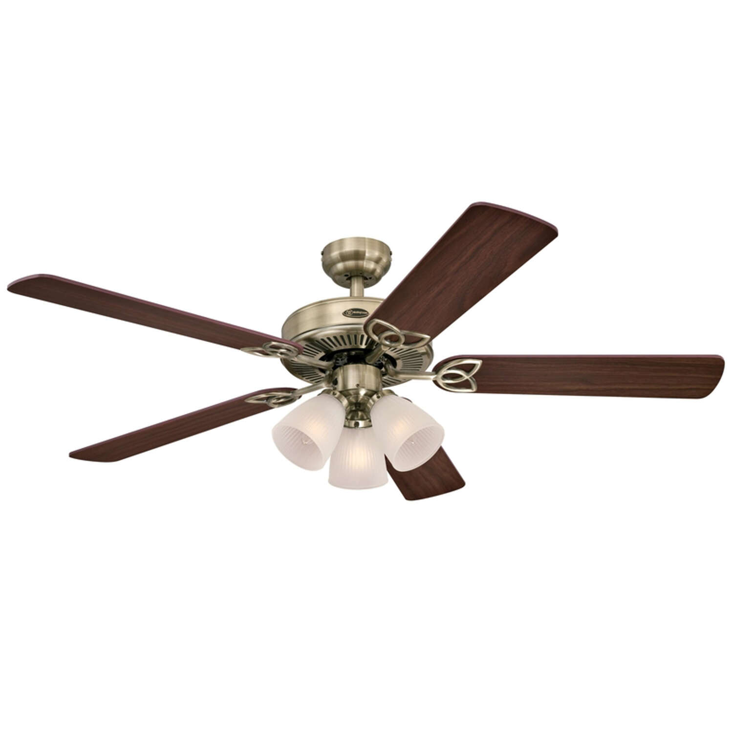 Westinghouse Vintage 52 in. Antique Brass Brown Indoor Ceiling Fan