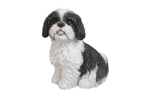 Hi-Line Gift 10.5" Shih Tzu Garden Statue