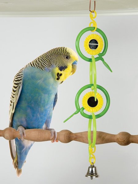 Caitec Featherland Paradise Rings and Mirrors Bird Toy