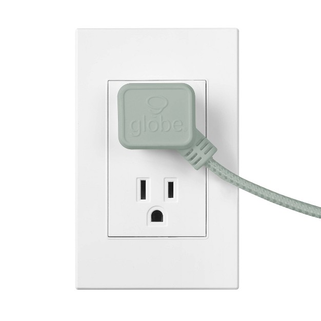 Globe Electric 9 x27 3 Outlet Extension Cord Sage Green