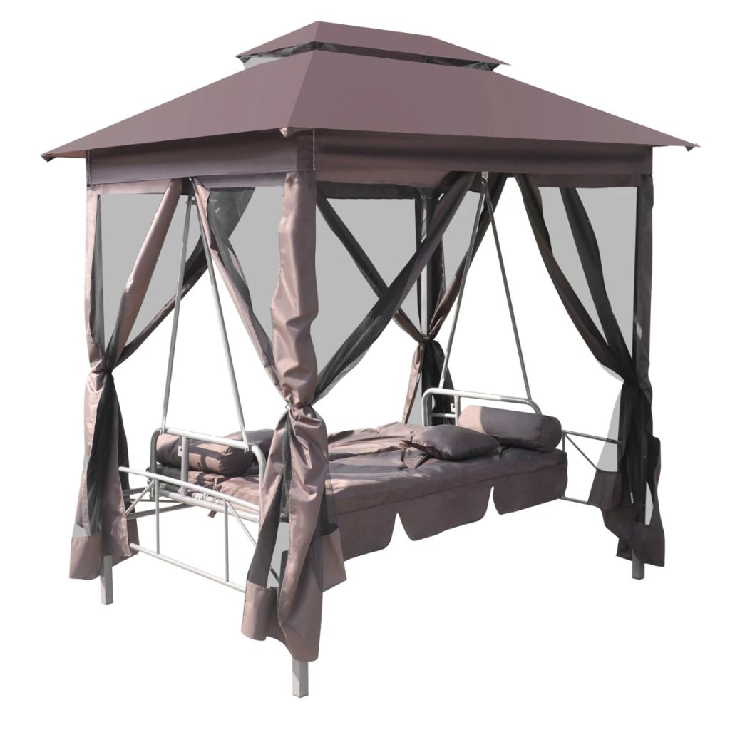 Gazebo Swing Chair Coffee