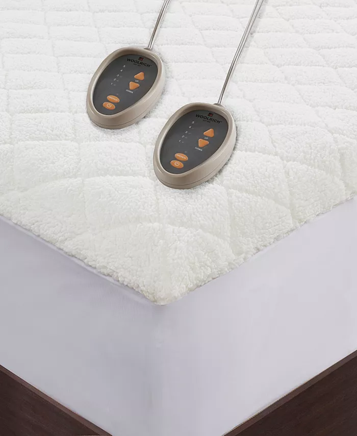 Woolrich Electric Sherpa Mattress Pad， Twin