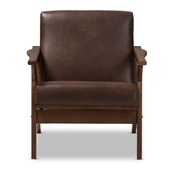 Baxton Studio Bianca Mid-century Lounge Chair