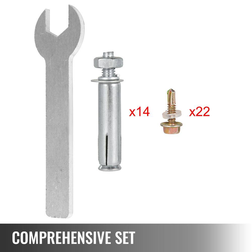 VEVOR 4 in. x 4 in. Post Base Deck Post Base Post Bracket Fence Post Anchor Black Powder-Coated Deck Post Base (3-Pieces) LJJDZ4X4LZDZ3PCS1V0