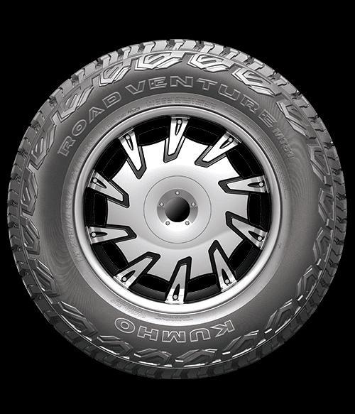 Kumho Road Venture MT51 Mud-Terrain Tire  LT285/75R16 10PLY Rated