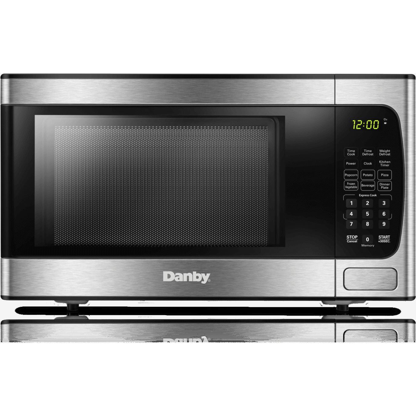 Danby 19-inch, 0.9 cu.ft. Countertop Microwave Oven with 6 Auto Cook Options DBMW0924BBS