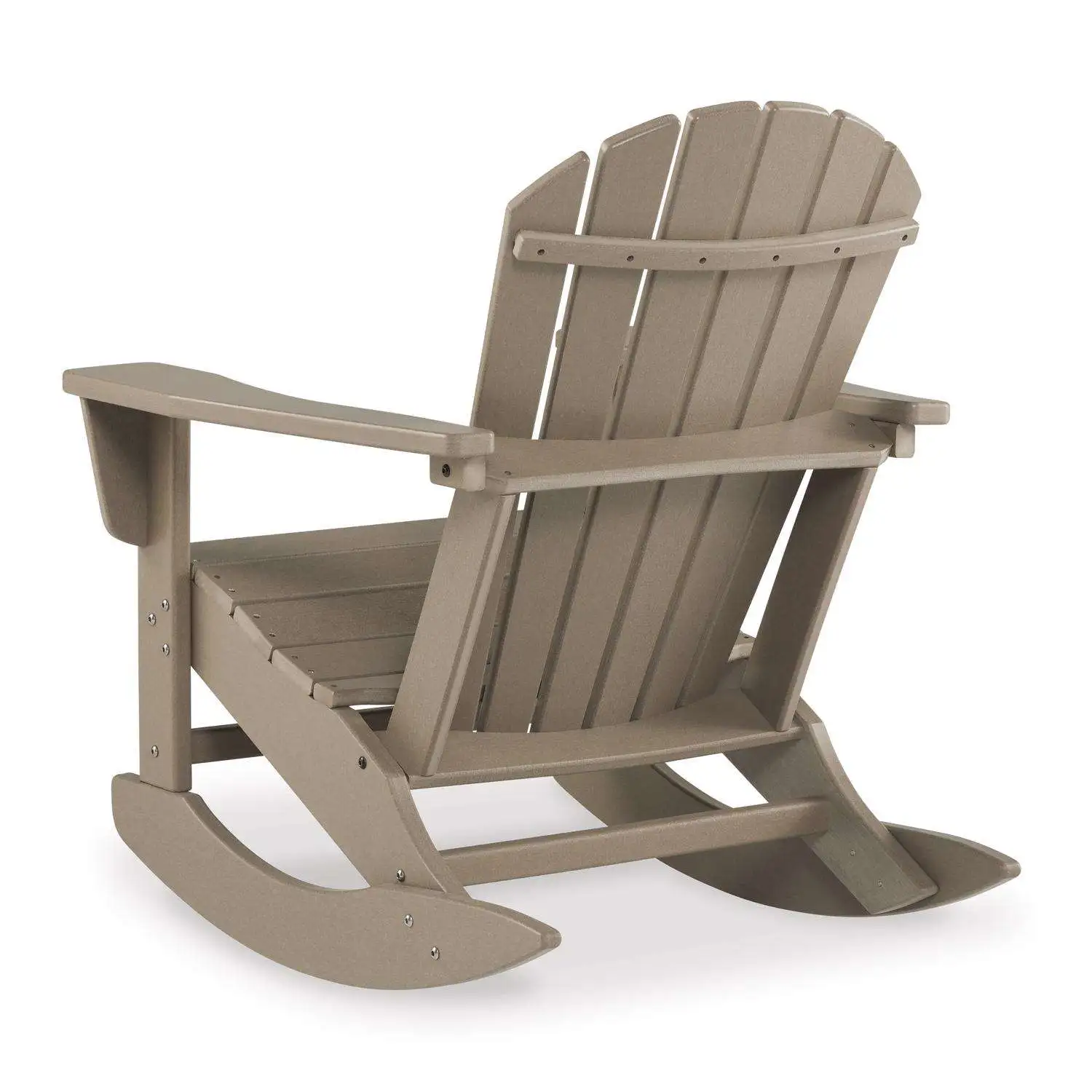 Signature Design by Ashley Sundown Treasure Brown HDPE Frame Rocking Chair