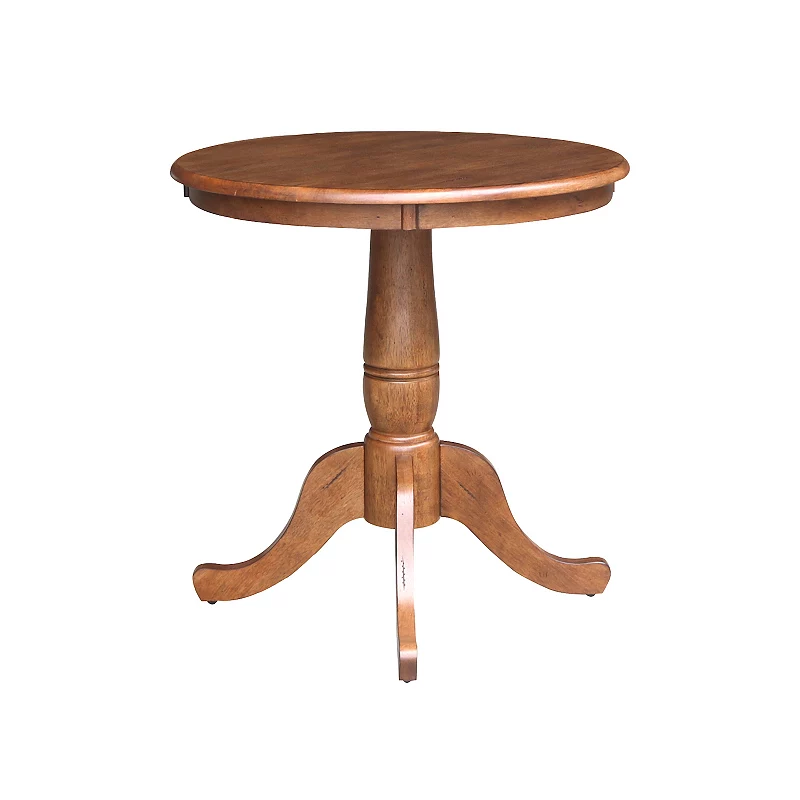 30 Round Top Pedestal Dining Table