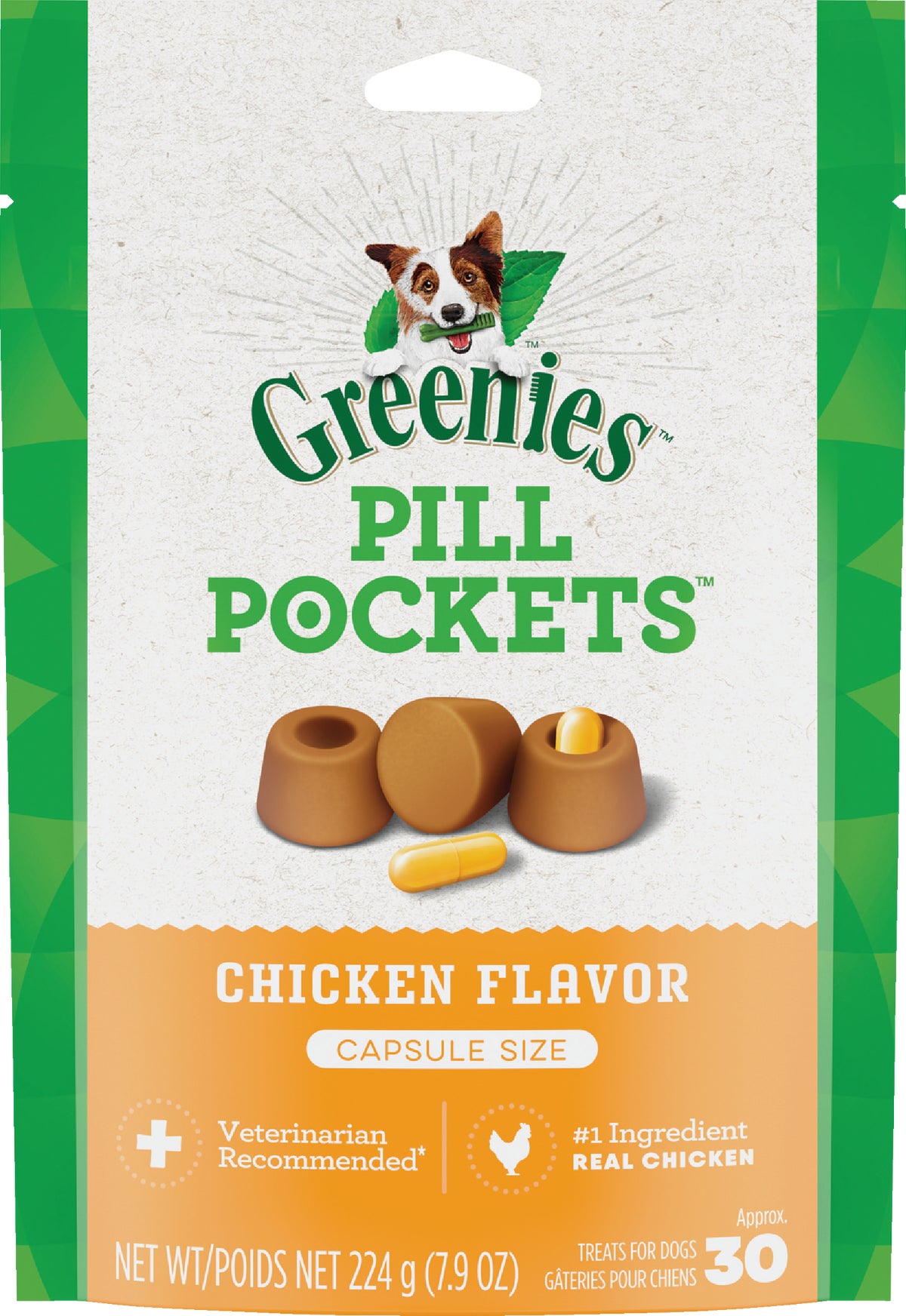 Greenies Pill Pockets Dog Treat 7.9 Oz.