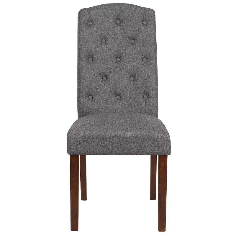 Flash Furniture Hercules Grove Park Tufted Parsons Dining Chair